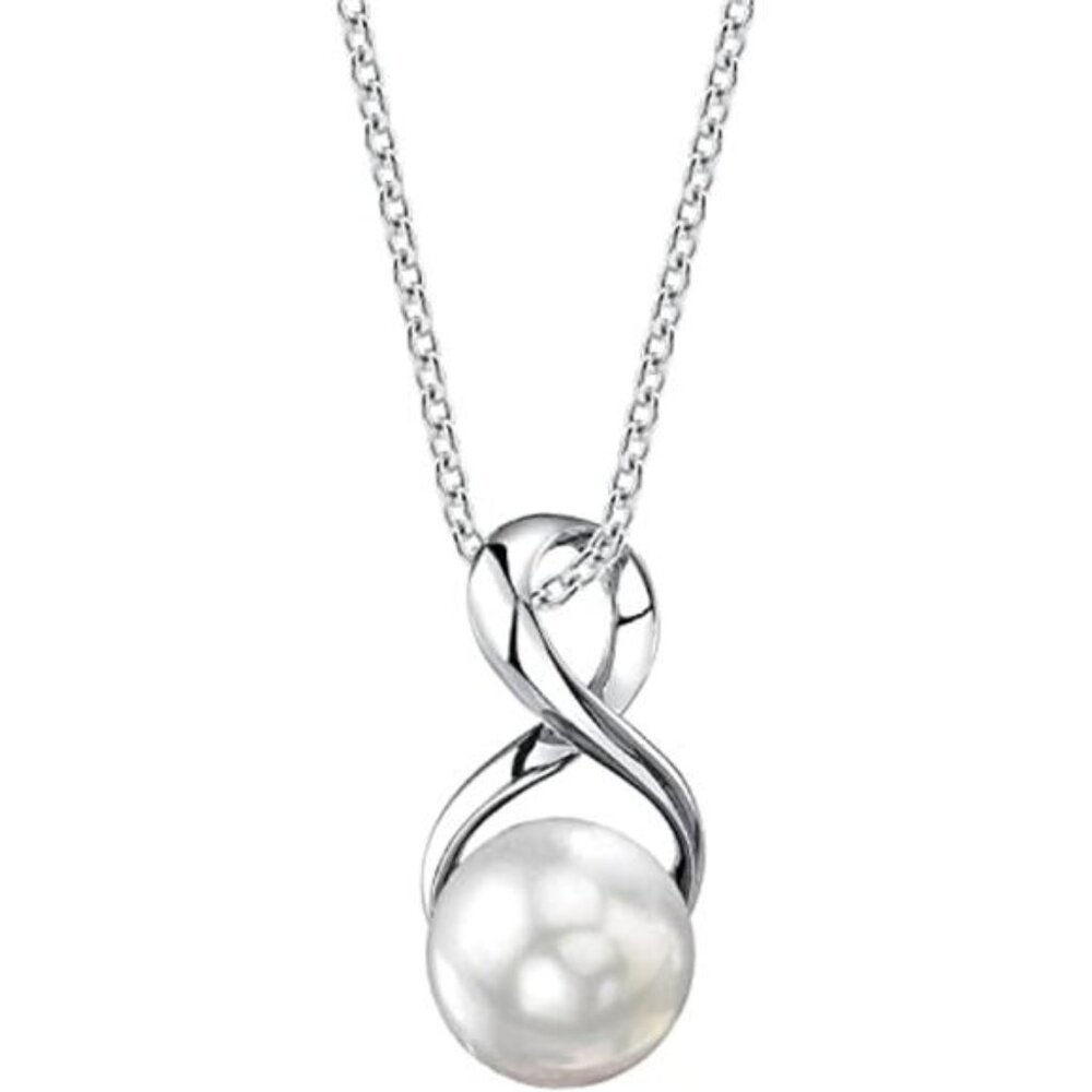 The Pearl Source Pendant Necklace for Women - Cultured Pearl Necklace